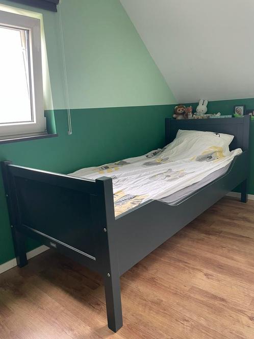 Bopita, 1 pers bed 90x200, Kinderen en Baby's, Kinderkamer | Bedden, Gebruikt, 180 cm of meer, 85 tot 100 cm, Lattenbodem, Matras