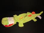 LILLIPUTIENS KROKODIL KNUFFELDOEKJE VELOURS FELGROEN MET BON, Verzenden, Nieuw, Overige typen