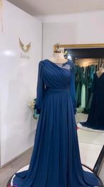Prachtige blauwe galajurk - Maat 40/42, Kleding | Dames, Jurken, Ophalen of Verzenden, Gedragen, Maat 38/40 (M), Blauw