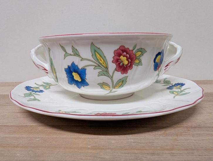 2 VILLEROY & BOCH "Persia",soepkommen & schoteltjes rek5, Antiek en Kunst, Antiek | Servies los, Ophalen of Verzenden