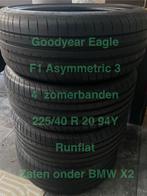4 banden GoodyearEagle F1 Asymmetric3 225/40 R20 94Y Runflat, Ophalen, Gebruikt, Band(en), Personenwagen