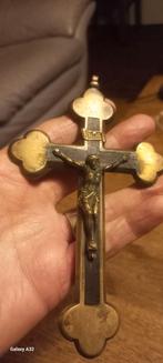 Bronzen Kruis met Corpus 19-eeuw., Ophalen of Verzenden