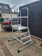 Aluminium Bordestrap, Doe-het-zelf en Verbouw, Ladders en Trappen, Ophalen, Gebruikt