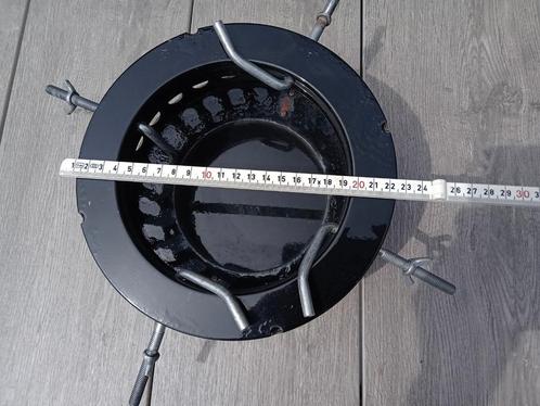 Zgan zwart metalen schoorsteenkap, flexibel pijpdiameter, Doe-het-zelf en Verbouw, Ventilatie en Afzuiging, Nieuw, Ophalen of Verzenden