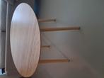 Mooie bamboe ronde eettafel doorsnee 90 cm., Huis en Inrichting, Tafels | Eettafels, 50 tot 100 cm, Rond, Zo goed als nieuw, 50 tot 100 cm
