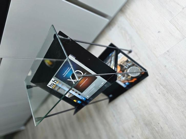 Lourens Fisher folder meubel, Huis en Inrichting, Woonaccessoires | Krantenbakken en Lectuurbakken, Zo goed als nieuw, Ophalen