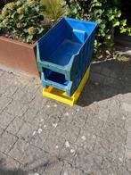 Magazijnbakken 3 stuks, Doe-het-zelf en Verbouw, Kratten en Dozen, Ophalen, Gebruikt, 50 tot 75 cm, Minder dan 40 cm