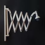 Vintage houten schaarlamp, Huis en Inrichting, Lampen | Wandlampen, Gebruikt, -, -, Vintage