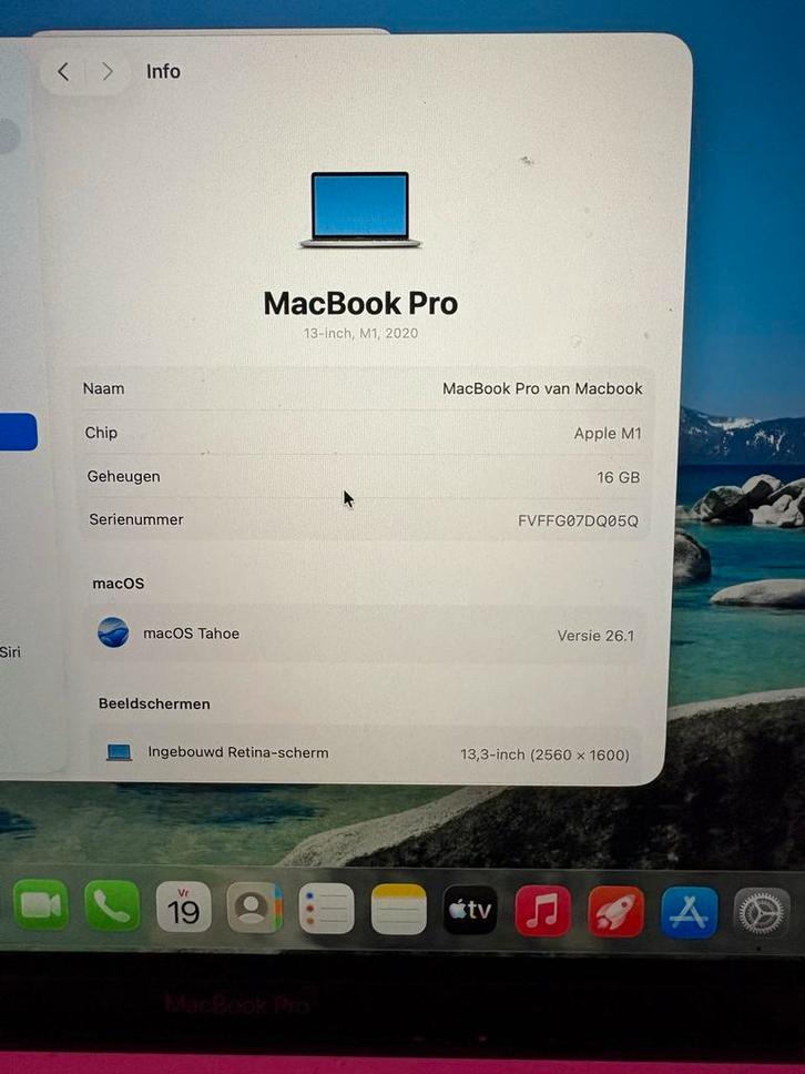 MacBook Pro M1 - 16GB RAM - 512GB SSD - Goede Staat, Computers en Software, Android Tablets, Gebruikt, 13 inch of meer, 512 GB