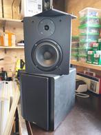 SPEAKERSET DENON SC-F88 ZWART., Audio, Tv en Foto, Gebruikt, 60 tot 120 watt, Front, Rear of Stereo speakers, Ophalen