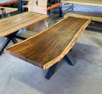 Boomstam tafel Eettafel Suar 260 cm, Ophalen of Verzenden, Vijf personen of meer, Rechthoekig, Nieuw