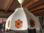 Vintage hanglamp vintage keuken lamp wit kunststof, Kunststof, Gebruikt, Onbekend, Ophalen of Verzenden