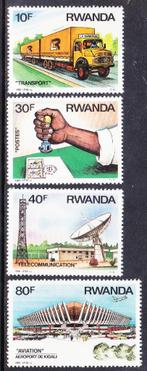 Rwanda 1986 pf mi 1327 - 1330, Verzenden, Overige landen, Postfris