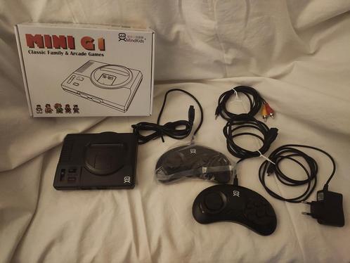 Mini G1 Genesis Game Console Systeem 168 In 1 16 bit, Spelcomputers en Games, Spelcomputers | Sega, Nieuw, Mega Drive, Met 2 controllers