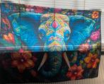 Doek/wanddoek olifant, kleurrijk, 200x150 cm, Ophalen