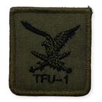 Borstembleem ISAF TFU-1, Verzamelen, Militaria | Algemeen, Ophalen of Verzenden, Landmacht, Nederland, Embleem of Badge