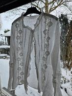 Blouse wit lange mouw, romantische look, Ophalen of Verzenden, Zo goed als nieuw, Maat 46/48 (XL) of groter, Wit