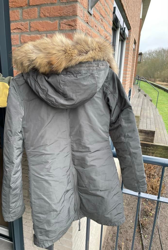 Parajumpers tussenjas Groen Maat S - Zeer Goede Staat, Kleding | Dames, Jassen | Zomer, Ophalen, Gedragen, Maat 36 (S), Groen