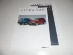 brochure Opel Astra Van  1992, Verzenden, Nieuw, Overige merken
