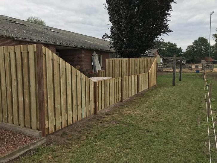 Diverse soorten schutting schermen, Tuin en Terras, Schuttingen, Nieuw, Hout, 1 tot 2 meter, Minder dan 3 meter, Ophalen