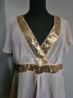 Feestelijke zachtroze top met pailletten - Maat 38, Kleding | Dames, Tops, Ophalen of Verzenden, Zo goed als nieuw, Maat 38/40 (M)