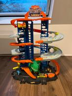 Hotwheels garage dino + extra’s, Kinderen en Baby's, Speelgoed | Racebanen, Ophalen, Zo goed als nieuw, Handmatig, Hot Wheels