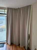 Gordijnen verduisterd beige/zand woonkamer slaapkamer, Huis en Inrichting, Stoffering | Gordijnen en Lamellen, Ophalen, 200 cm of meer