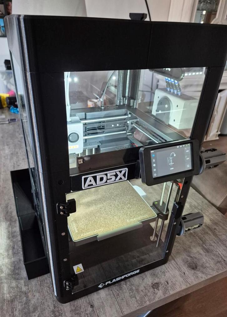 Flashforge AD5X 3D Printer met behuizing en accessoires, Computers en Software, 3D Printers, Gebruikt, Ingebouwde Wi-Fi, Ophalen