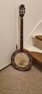 Banjo 4 snaren, Muziek en Instrumenten, Snaarinstrumenten | Banjo's, Ophalen, Gebruikt