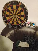 Dartbord + darts compleet, Sport en Fitness, Ophalen of Verzenden, Zo goed als nieuw, Dartbord