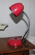 Leuk rood retro lampje, Ophalen of Verzenden, Gebruikt, Metaal, Minder dan 50 cm