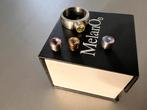 MelanO ring met 4 steentjes, IJzer of Staal, Ophalen of Verzenden, Met edelsteen, Dame