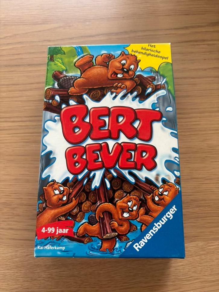 Bert bever        Ravensburger, Hobby en Vrije tijd, Gezelschapsspellen | Kaartspellen, Zo goed als nieuw, Een of twee spelers