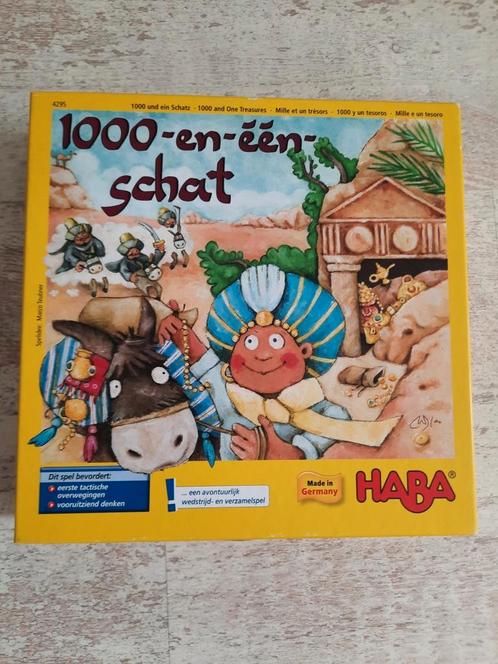 HABA spel 1000 en één schat, Hobby en Vrije tijd, Gezelschapsspellen | Bordspellen, Zo goed als nieuw, Een of twee spelers, Drie of vier spelers