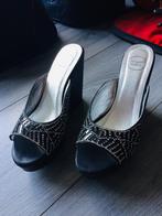 Zwarte Schoenen Hakken, Zwart, Ophalen of Verzenden, Zo goed als nieuw, Schoenen met hoge hakken