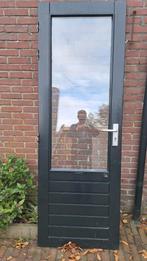 Hardhouten buitendeur met veiligheidsslot/ beslag, Doe-het-zelf en Verbouw, Deuren en Horren, Ophalen, Hammo@thecorpies.nl, Minder dan 80 cm