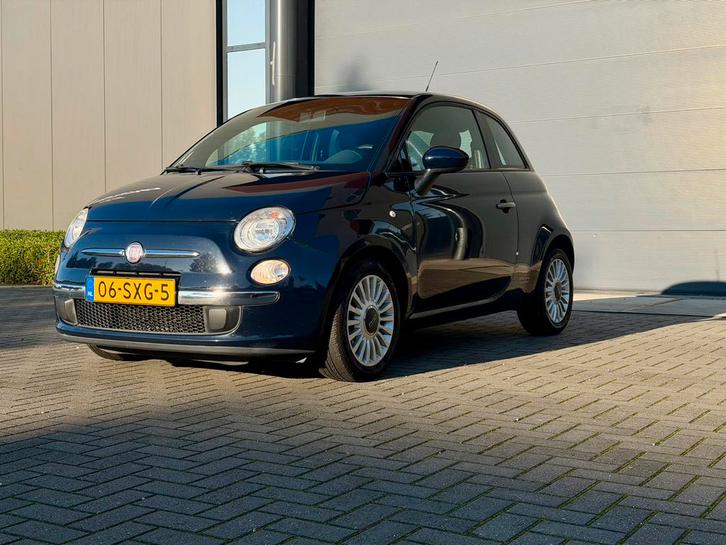 Fiat 500 0.9 85pk Twinair Turbo 2011 Blauw | NWE APK, Auto's, Fiat, Particulier, ABS, Airbags, Airconditioning, Centrale vergrendeling