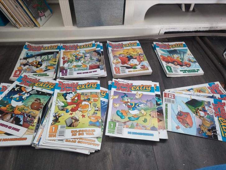 Donald Duck extra jaargangen, Boeken, Stripboeken, Zo goed als nieuw, Complete serie of reeks, Ophalen of Verzenden