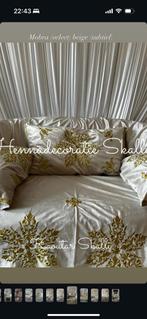 Henna decoratie mobra velvet beige, Kleding | Dames, Ophalen of Verzenden, Zo goed als nieuw, Beige, Accessoires