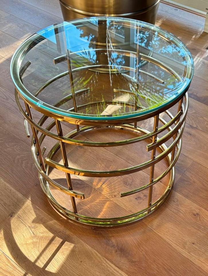 Jupiter bijzettafel - Kare Design, Huis en Inrichting, Tafels | Sidetables, Zo goed als nieuw, 25 tot 50 cm, 50 tot 100 cm, Rond