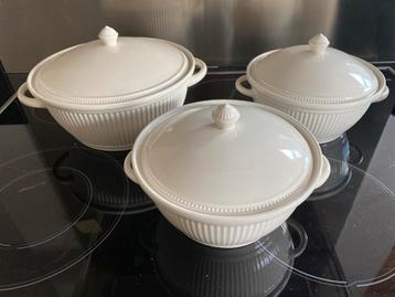Wedgwood Windsor Schalen met Deksel - Set van 3 beschikbaar voor biedingen