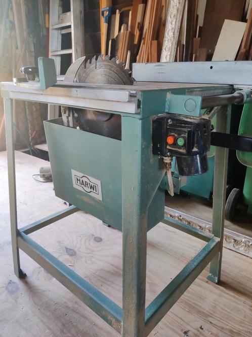 HARWI zaagtafel, cirkelzaag machine 230v, Doe-het-zelf en Verbouw, Gereedschap | Zaagmachines, Zo goed als nieuw, Cirkelzaag, 1200 watt of meer