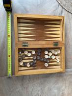 Backgammon en Schaakspel - Reisformaat, Een of twee spelers, Ophalen of Verzenden, Gebruikt, Reisspel