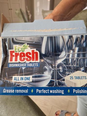 Eco Fresh Vaatwastabletten - 25 stuks beschikbaar voor biedingen
