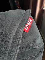 Fatboy Zitzak - Donkergrijs Badstof, Huis en Inrichting, Ophalen of Verzenden, Zo goed als nieuw, Grijs, Zitzak