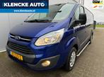 Ford Transit Custom 290 2.2 TDCI VERLENGD L2 186.990km Airco, Voorwielaandrijving, Euro 5, Gebruikt, Zwart