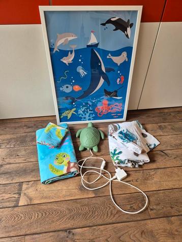 Kinderkamer thema zee water schildpad acccessoires beschikbaar voor biedingen