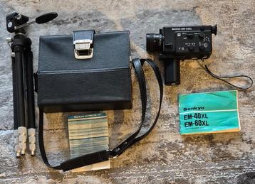 Sankyo EM-40XL filmcamera met tas en handleiding en statief. beschikbaar voor biedingen