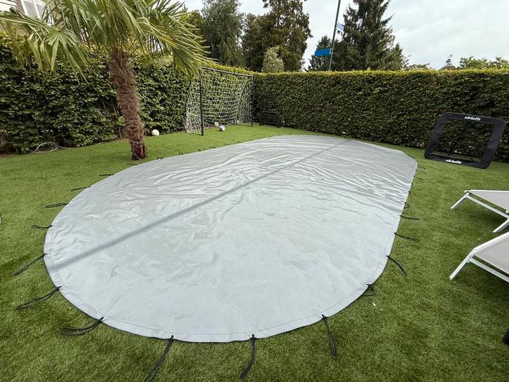 Winterzeil zwembadafdekking Ovaal, Tuin en Terras, Zwembad-toebehoren, Zo goed als nieuw, Ophalen