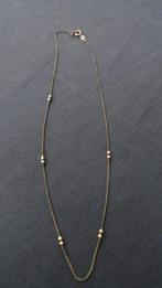 Ketting zeer fijn – 2 gram Doublé (zie foto’s) 46 cm lang., Ophalen of Verzenden, Goud, Goud, Verstelbaar